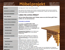 Tablet Screenshot of moebelprojekt.de